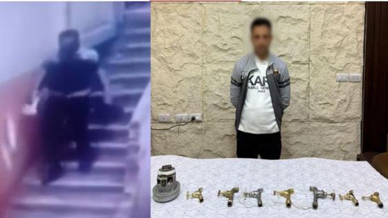 سرق بيت الله.. الداخلية تضبط لص سرق صنابير وموتور مياه من مسجد بالمنيا