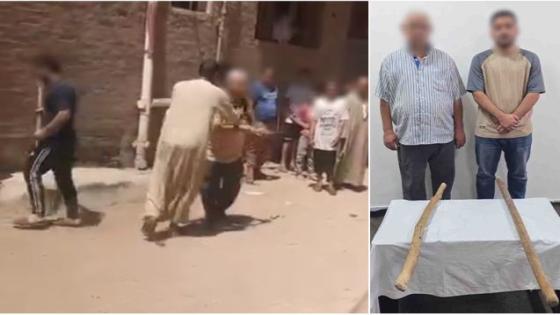 ضبط شخصًا ونجله بعد التعدي على سيدتين بعصا خشبية في البحيرة