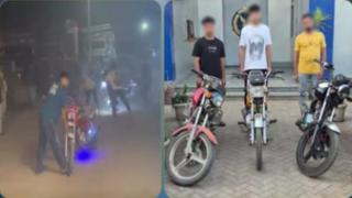 «أثناء حفل زفاف».. ضبط 3 أشخاص بعد استعراضهم بالدراجات النارية وتعريض حياة المواطنين للخطر في المنوفية