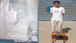 ضبط عاطل بعد ظهوره في فيديو أثناء سرقة أحذية المصلين من أمام مسجد بسوهاج