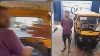 سائق توك توك يقود برعونة بالإسكندرية بعد خلاف على الأجرة.. والشرطة تضبطه