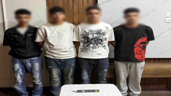 صبية يصورون مقطعًا بألفاظ خادشة في أحد شوارع البحيرة.. وضبطهم وبحوزة أحدهم صاعق كهربائي