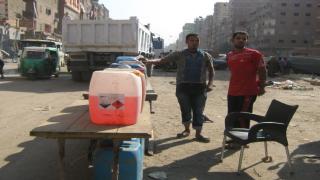 حملة تموينيه ببيلا تتمكن من ضبط 1400 لتر سولار وتحرير عشرات المحاضر للمحلات لعدم الاعلان