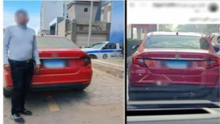 كشف ملابسات واقعة طمس لوحات سيارة ملاكي وضبط المتهم