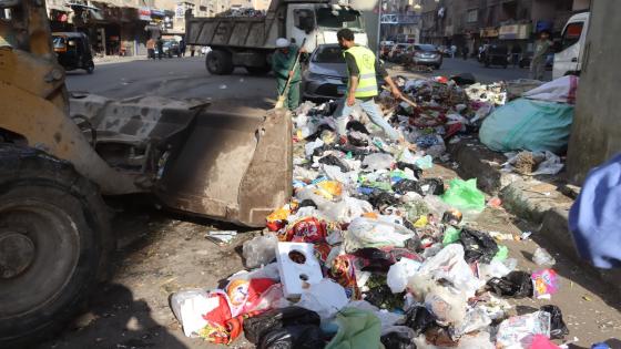 رفع 200 طن مخلفات في حملات نظافة مكبرة بعدة أحياء في الجيزة