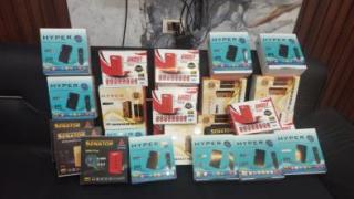 ضبط محل لبيع أجهزة فك شفرات القنوات الفضائية دون تصريح بمنطقة إمبابة