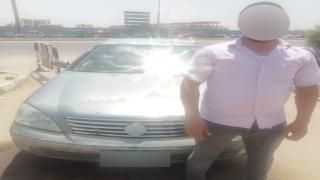 ضبط قائد سيارة صدم مركبة أخرى بعد السير عكس الاتجاه بالبساتين