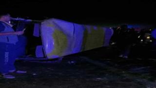 مصرع شخصين وإصابة 9 في حادث تصادم بالطريق الإقليمي بالمنوفية