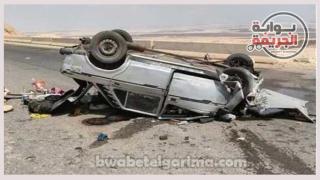 بينهم رضيع .. أسماء مصابي حادث الصحراوي الغربي في قنا