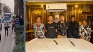 مشاجرة بالأسلحة البيضاء في الأهرام بسبب علاقة عاطفية.. ضبط 5 أشخاص