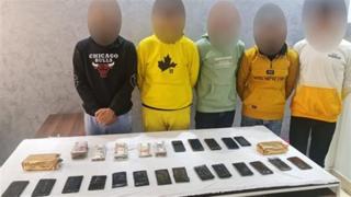 القبض على المتهمين وبحوزتهم مخدر الحشيش