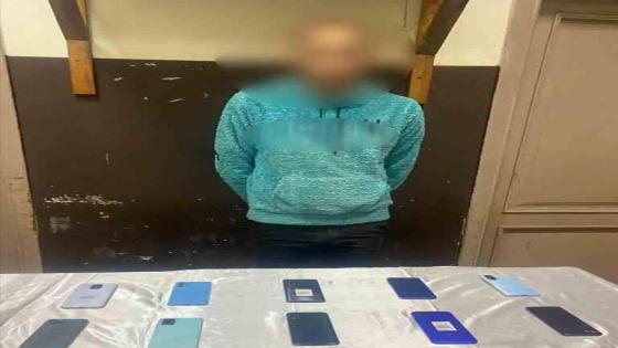 المتهم بسرقة الهواتف المحمولة ف مصر الجديدة