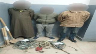 المتهمين بالتنقيب على الاثار ف المطرية