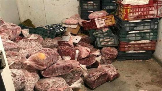 المضبوطات من لحوم ودواجن فاسدة