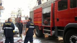 تفاصيل السيطرة على حريق داخل مصنع ملابس بمدينة السلام