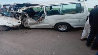 مصرع شخص وأصابة 3 اخرين فى انقلاب ميكروباص فى المنيب