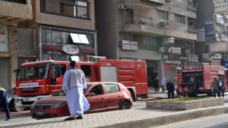 حريق شارع مصدق