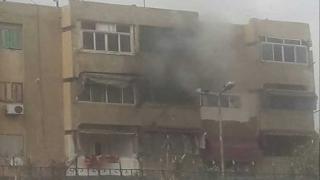 حريق شقة سكنية فى امبابة