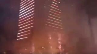 حريق فندق فى الدقى