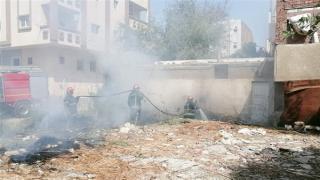 الحماية المدنية تسيطر على حريق شقة سكنية فى فيصل