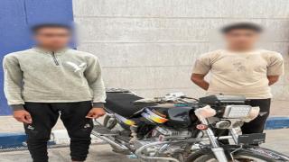 ضبط شابين بالدقهلية بسبب حركات استعراضية بدراجة نارية دون لوحات معدنية