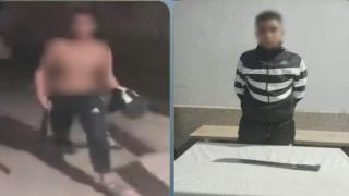 ضبط عاطل هدد جاره بسلاح أبيض في الزقازيق بسبب خلافات الجيرة ولهو الأطفال