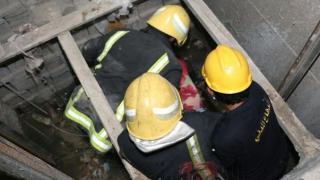 الحماية المدنية تستخرج محتجز داخل مصعد أحد المولات بالمنوفية