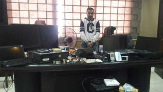 سقوط لص تخصص فى سرقة المساكن بمدينة السلام