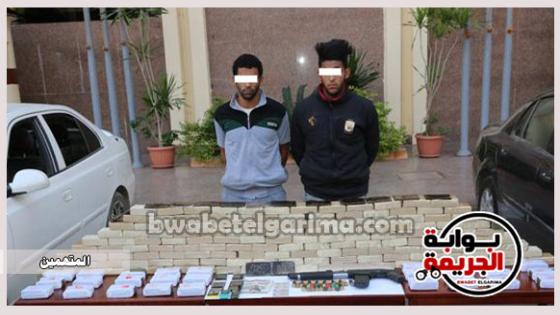 مكافحة المخدرات تصطاد اباطرة الكيف بـ 60 كيلو حشيش فى الجيزة