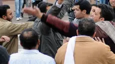 مشاجرة فى حدائق الاهرام