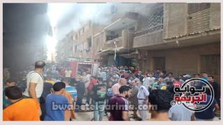 حريق جراج فيصل